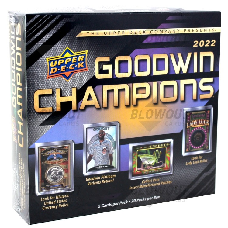 2022 Upper Deck Goodwin Champions Hobby Box