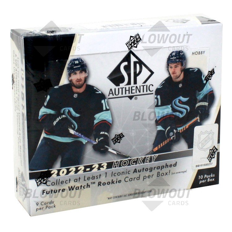 2022/23 Upper Deck SP Authentic Hockey Hobby Box