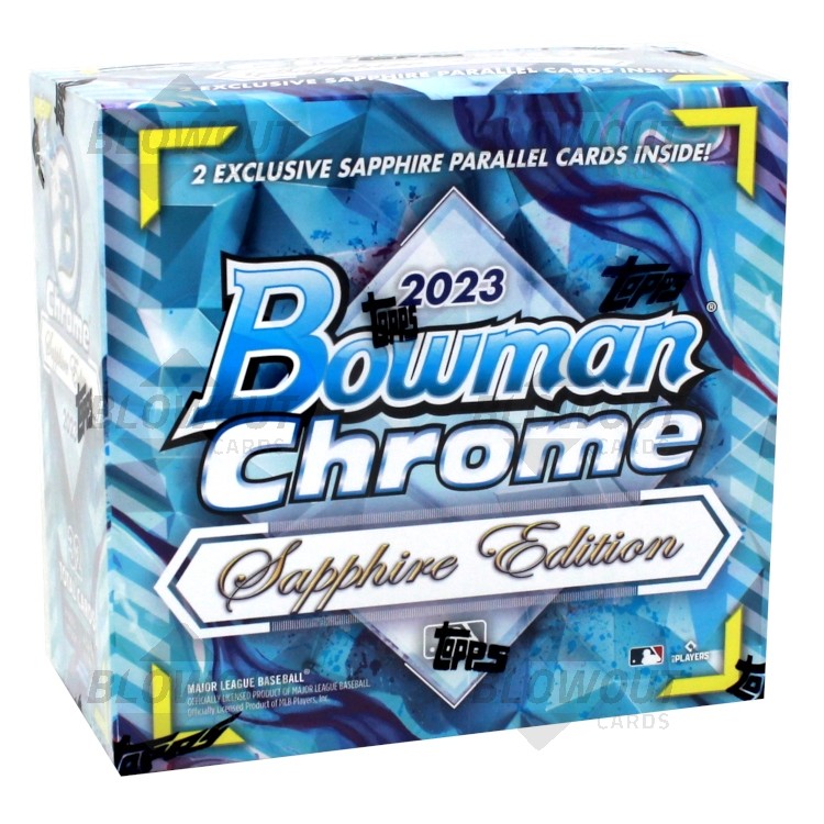 2023 Bowman Chrome Baseball Sapphire Edition 10 Box Case