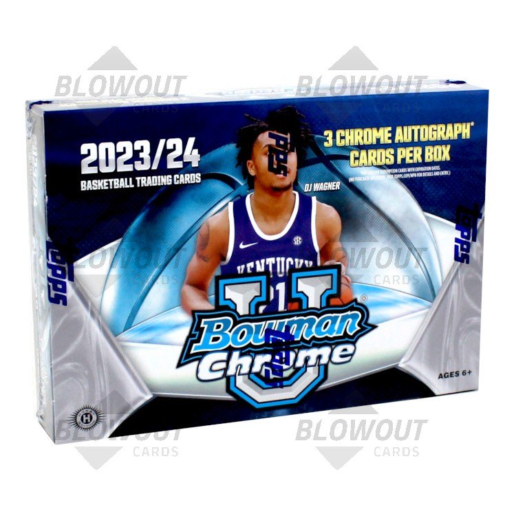 2023/24 Bowman University Chrome Basketball Delight Box