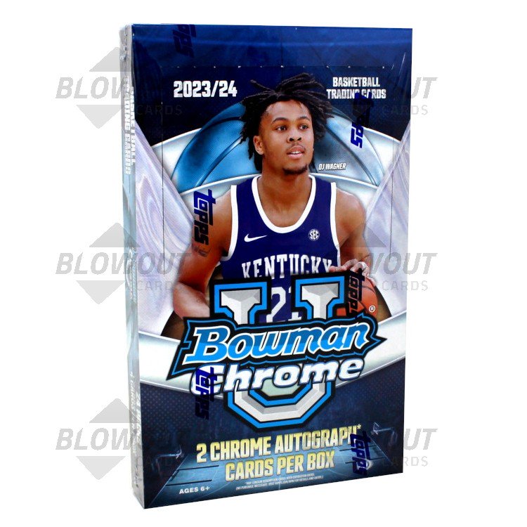 2023/24 Bowman University Chrome Basketball Hobby Box