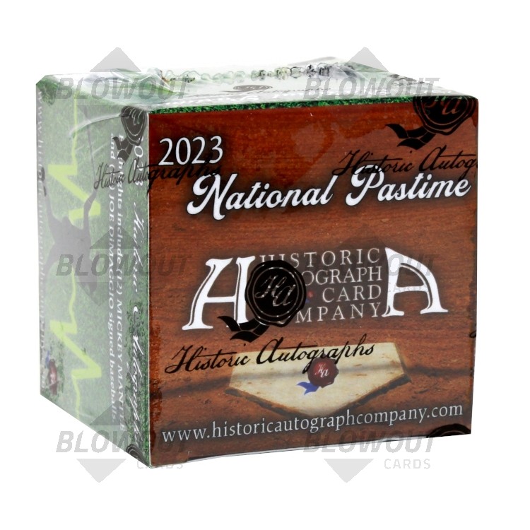2023 Historic Autographs National Pastime Autographed Baseball Box