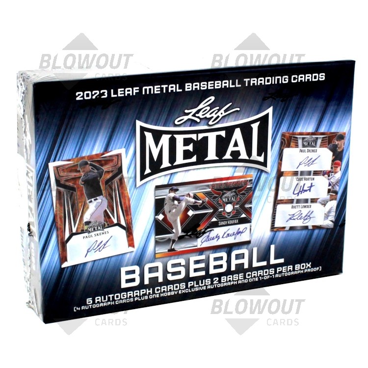 2023 Leaf Metal Draft Baseball Hobby 10 Box Case
