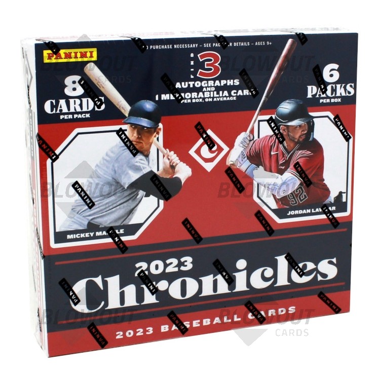 2023 Panini Chronicles Baseball Hobby 16 Box Case