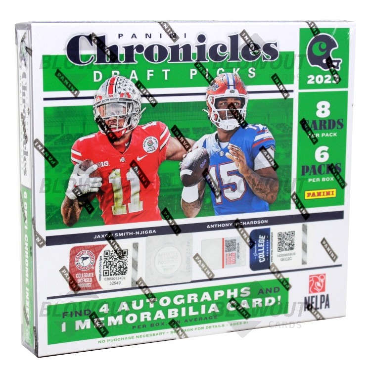 2023 Panini Chronicles Draft Picks Football Hobby 16 Box Case