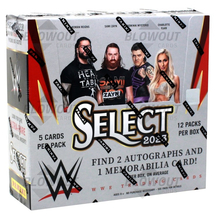 2023 Panini Select WWE Hobby 12 Box Case