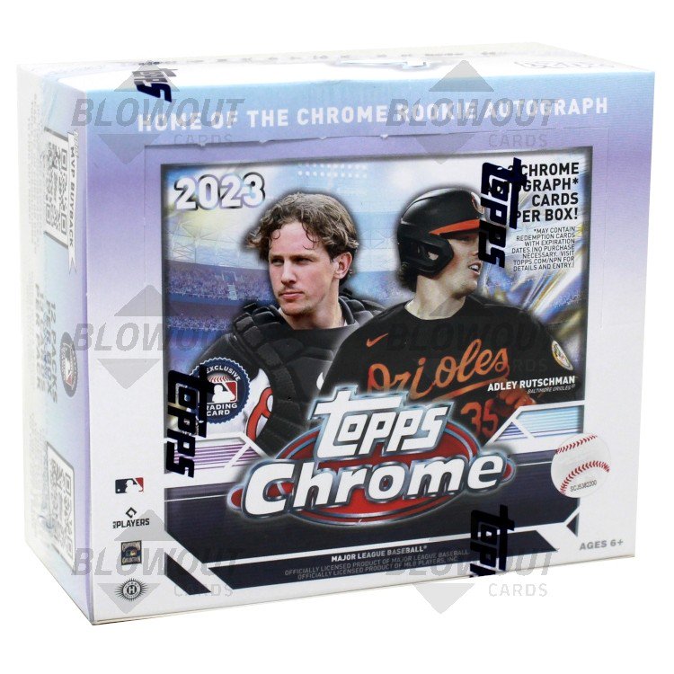2023 Topps Chrome Baseball Jumbo HTA 8 Box Case