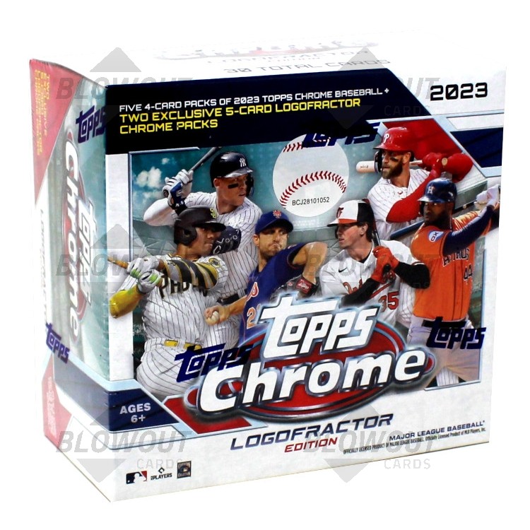 2023 Topps Chrome Baseball Logofractor Edition 40 Box Case