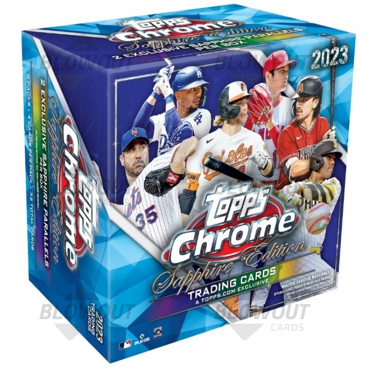 2023 Topps Chrome Baseball Sapphire Edition Box