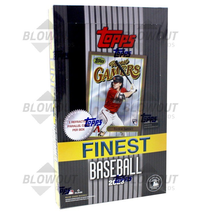 2023 Topps Finest Flashback Baseball Hobby 6 Box Case