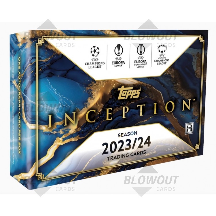 2023/24 Topps UEFA Club Competitions Inception Soccer Hobby 12 Box