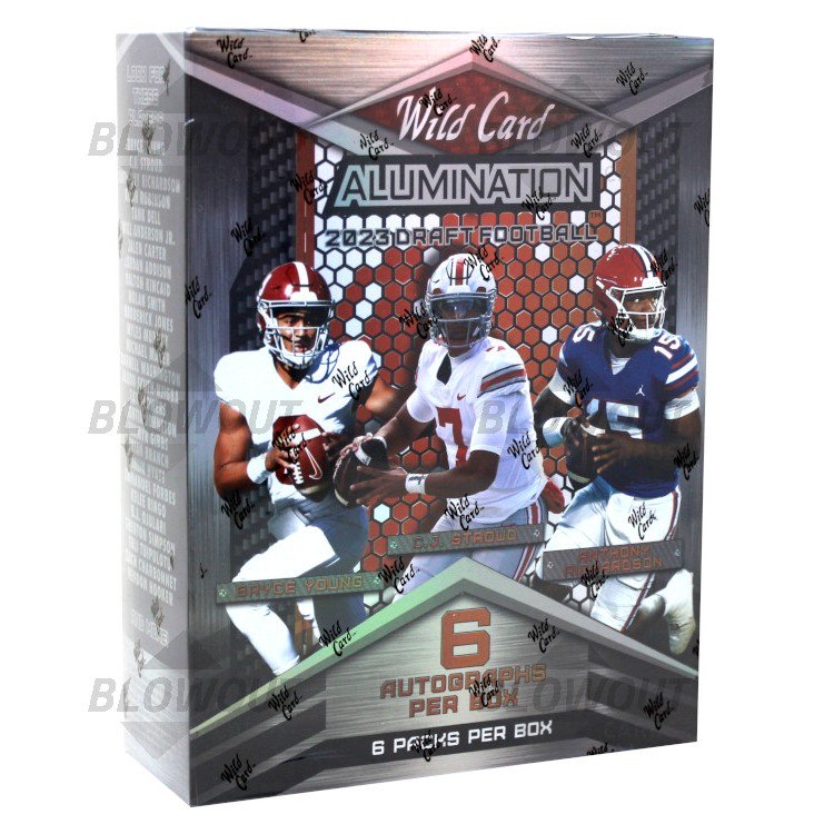 2023 Wild Card Alumination Draft Football Hobby Box