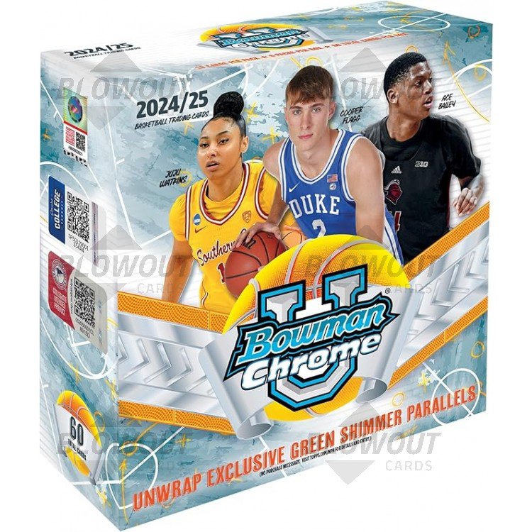2024/25 Bowman Chrome University Basketball Mega Box