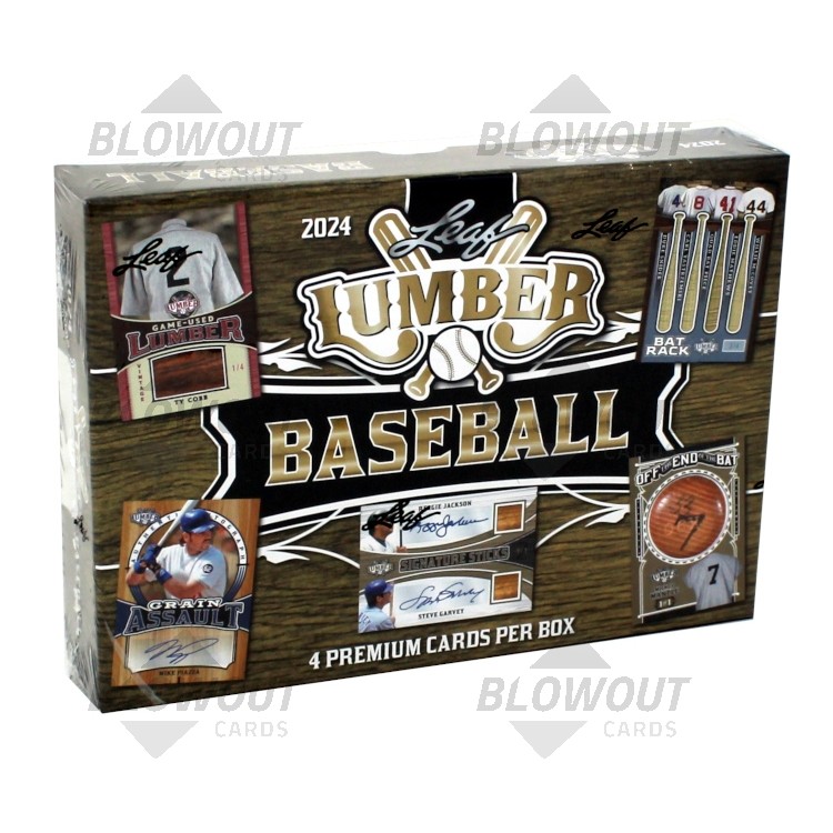 2024 Leaf Lumber Baseball Hobby 10 Box Case