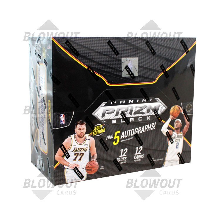 2024/25 Panini Prizm Black Basketball Hobby 12 Box Case