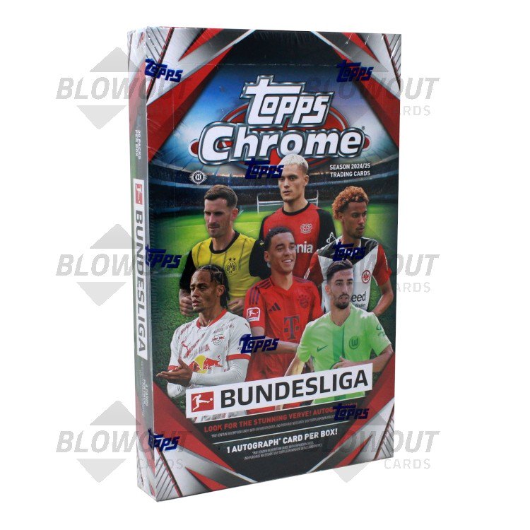 2024/25 Topps Chrome Bundesliga Soccer Hobby 12 Box Case