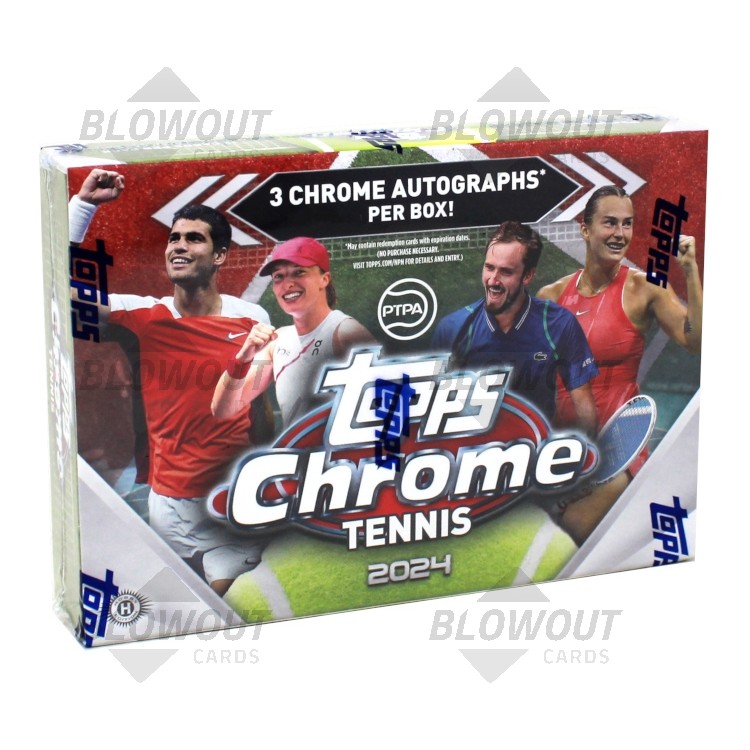 2024 Topps Chrome Tennis Breaker's Delight 12 Box Case