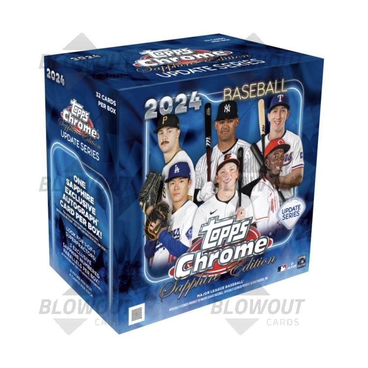 独特な 【送料無料】 Baseball Update Chrome Topps 2024 Sapphire Case Box 10 Edition その他