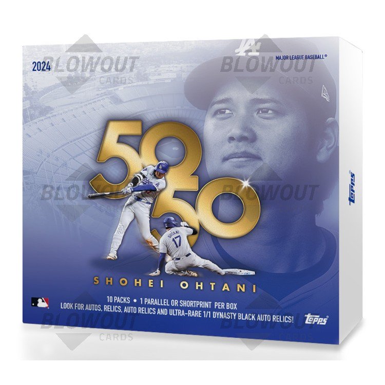 2024 Topps Shohei Ohtani 50/50 Pack - 10 Pack Box
