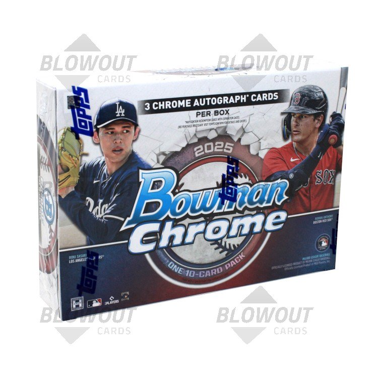 記念グッズ topps Bowman Chrome 2025 2box 2025 Bowman Chrome