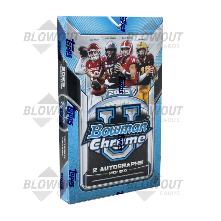 2025 Bowman Chrome University Football Hobby Box