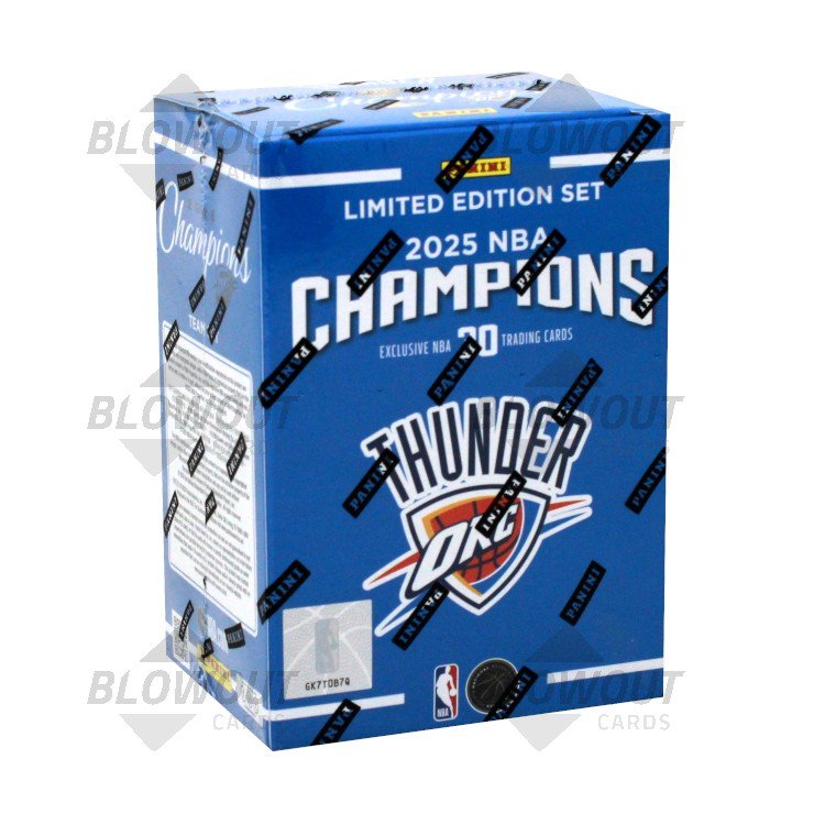 2025 Panini Oklahoma Thunder Championship Team Set Blaster Box