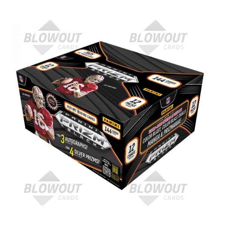 2025 Panini Prizm Black Football Hobby Box