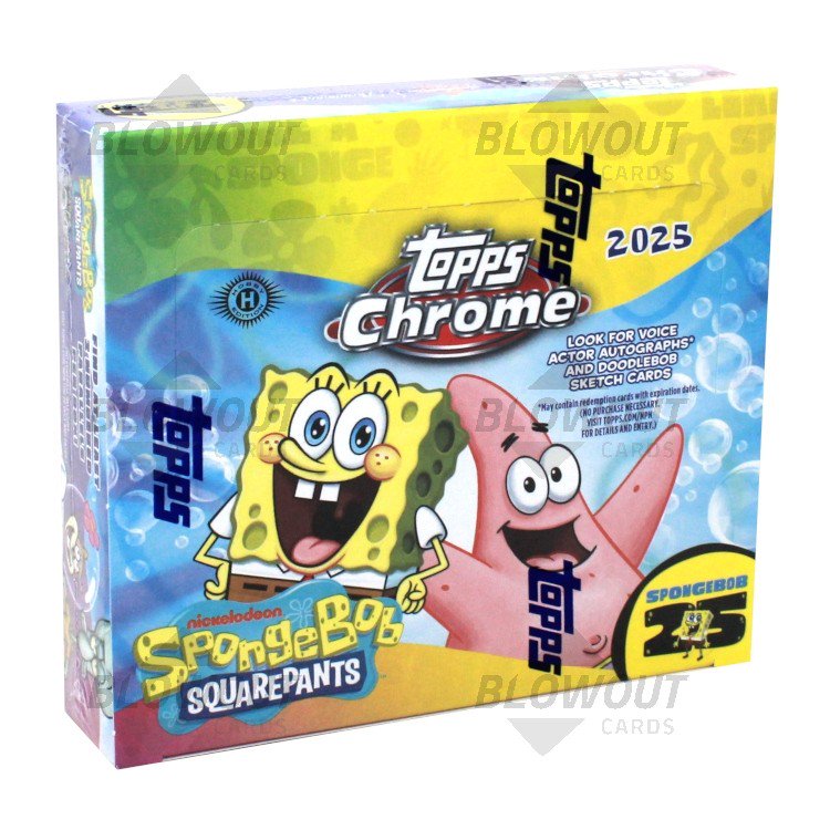 Topps Chrome SpongeBobトレーディングカード 12枚セット 25spongebobns_1.jpg
