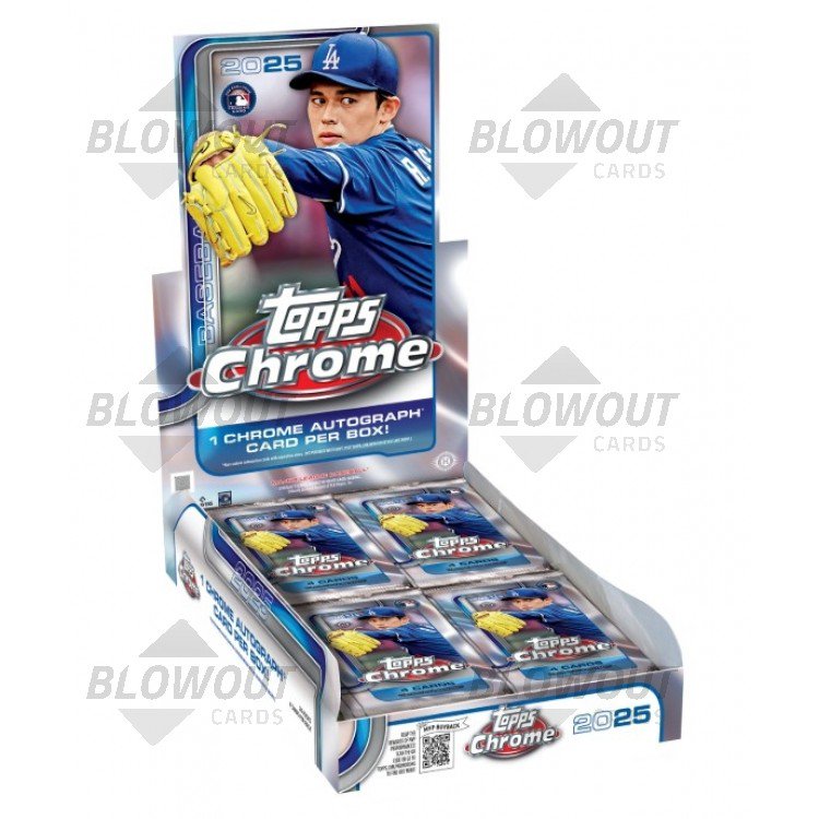 2025 Topps Chrome Baseball Hobby Box
