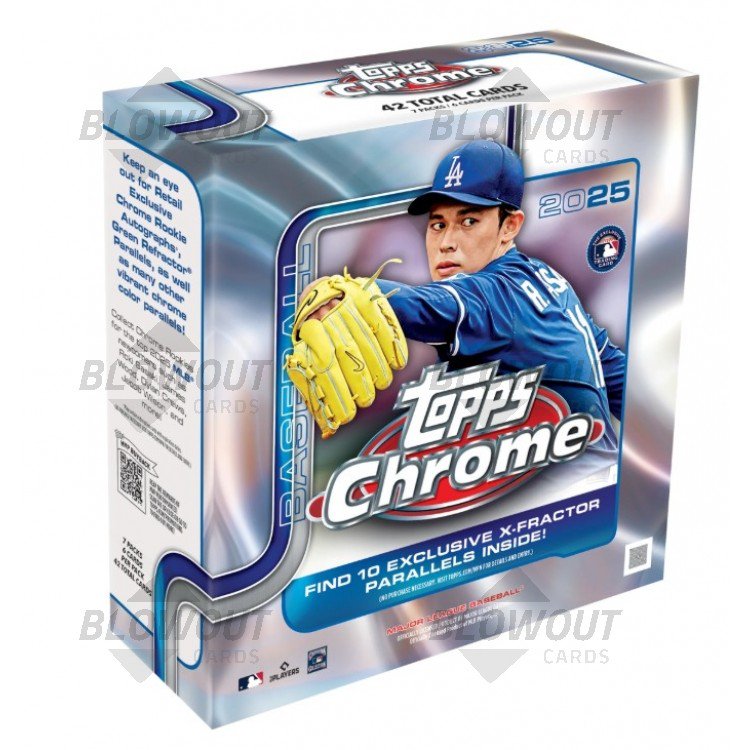 MAY♪♪ 2025 Topps Chrome Update Series Baseball Mega Box | Steel City