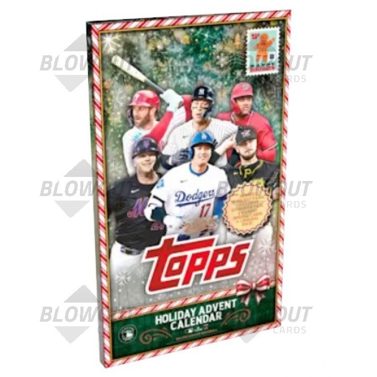 2025 Topps Holiday Baseball Advent Calendar