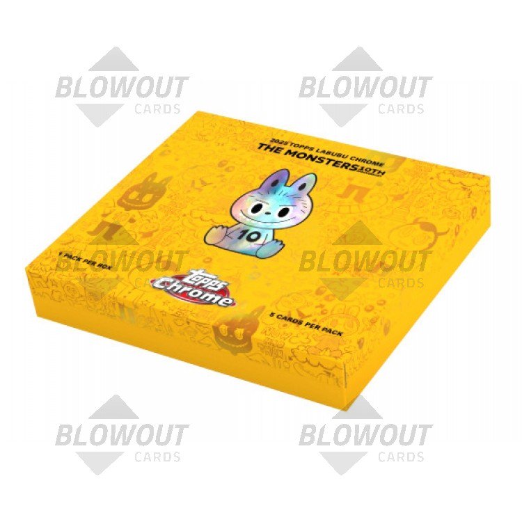2025 Topps Chrome Labubu 10th Anniversary Hobby 20 Box Case