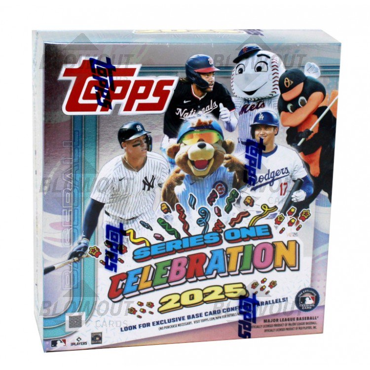 2025 Topps Series 1 Baseball Celebration Mega Box | Steel
