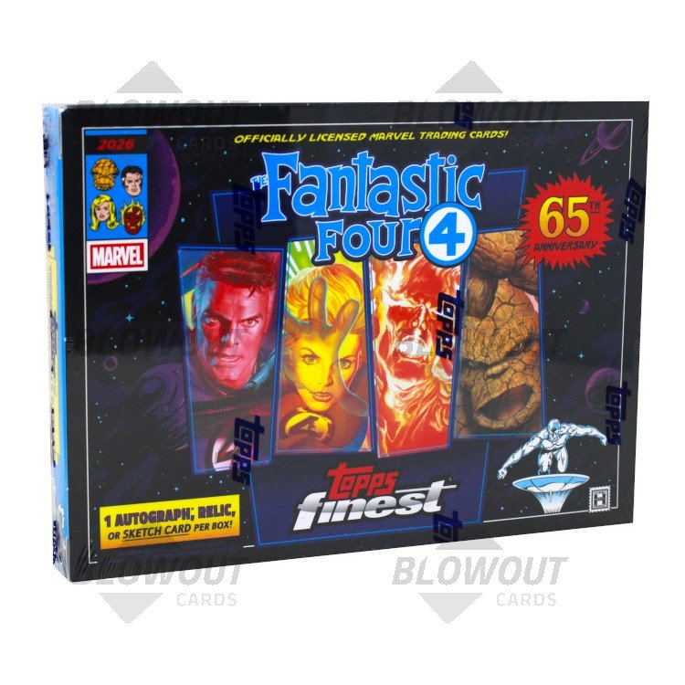 2026 Topps Marvel Finest The Fantastic Four 65th Anniversary Hobby Box 2026 Topps Marvel Finest The Fantastic Four 65th Anniversary Hobby Box