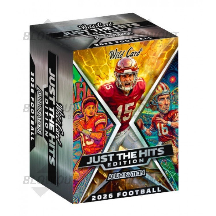2026 Wild Card Alumination Just The Hits Football Hobby Jumbo Box