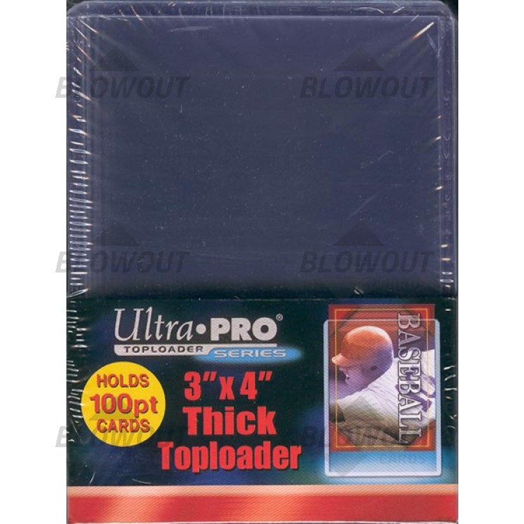100 Total 4 Ultra Pro 100pt Top Loaders Gaming - Thick Baseball Hockey Basketball 25 Toploaders Per Pack Football