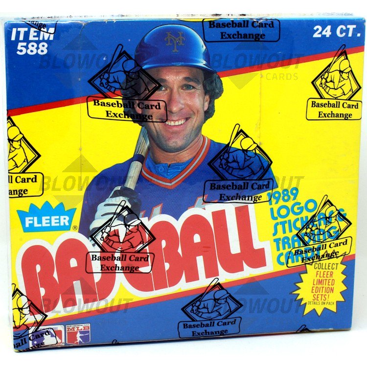1989 Fleer Baseball Cello Box (BBCE Wrapped)