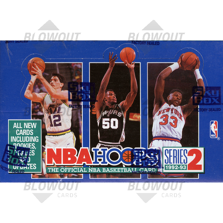 1992 93 Skybox Hoops Series 2 Basketball Hobby Box