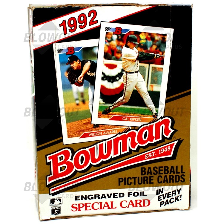 1992 Bowman Baseball Hobby Box