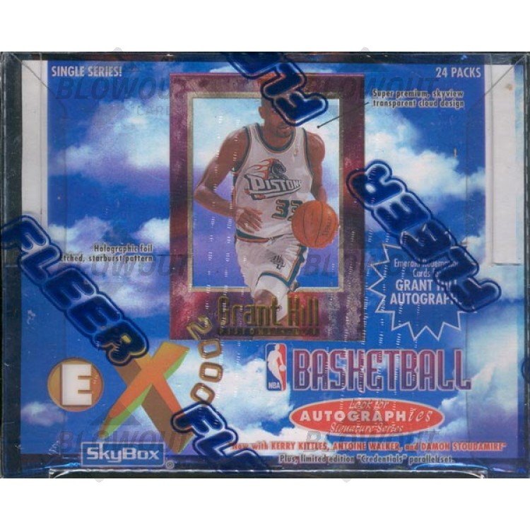1996 97 Fleer Skybox E X 2000 Basketball Hobby Box