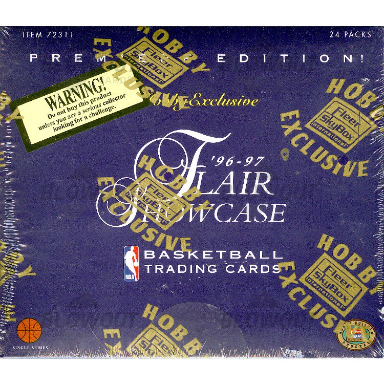 1996/97 Fleer Flair Showcase Basketball Hobby Box