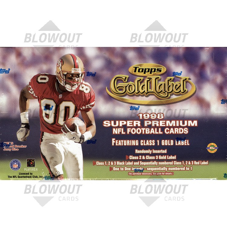 1998 Topps Gold Label Football Hobby Box