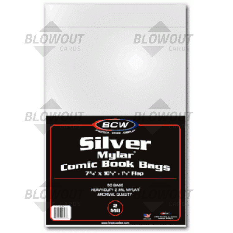 Collectibles BCW Silver Age Comic Book Mylar Bags Sleeves 2 mil High