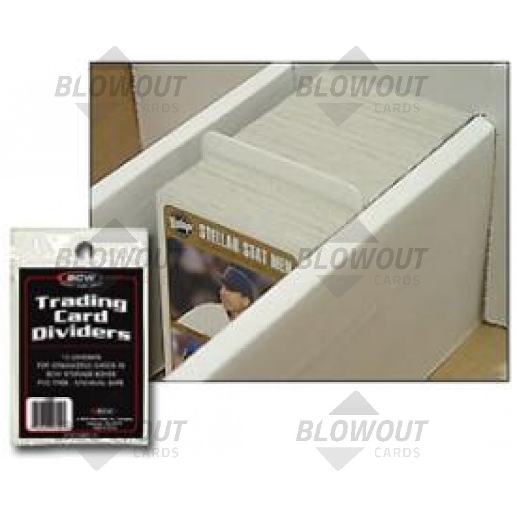 BCW Card Sleeves Dividers 10ct Pack