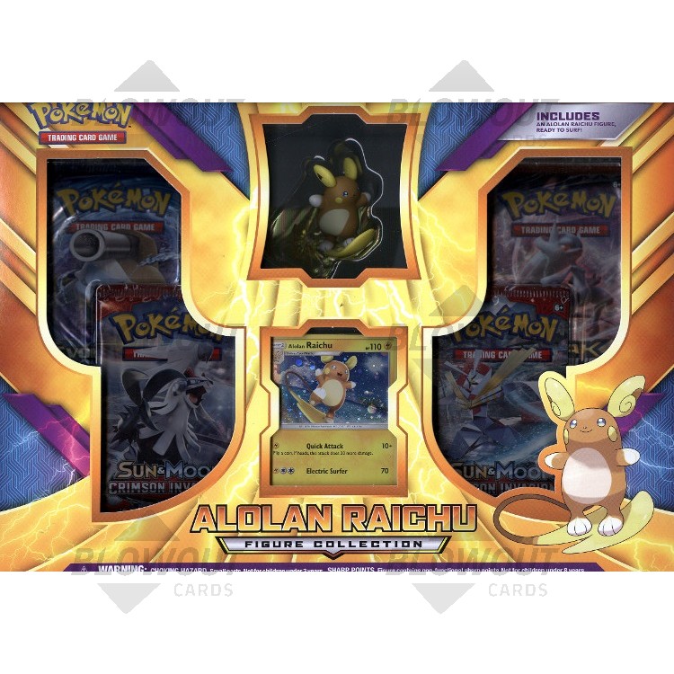 Alolan raichu figure collection box 2025