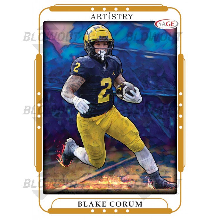2023 Sage Artistry Football Blaster Box