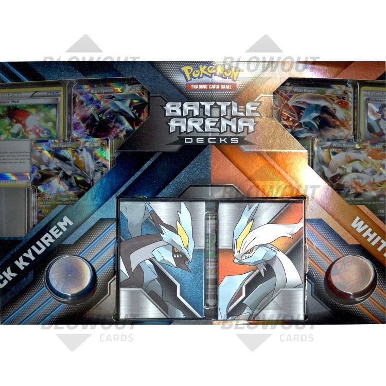 Pokemon Black Kyurem Vs White Kyurem Battle Arena Deck Box
