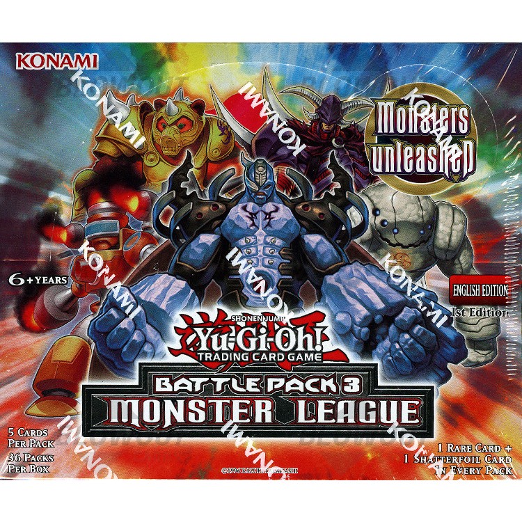 Yugioh Battle Pack 3: Monster League 1st Ed Booster - Box