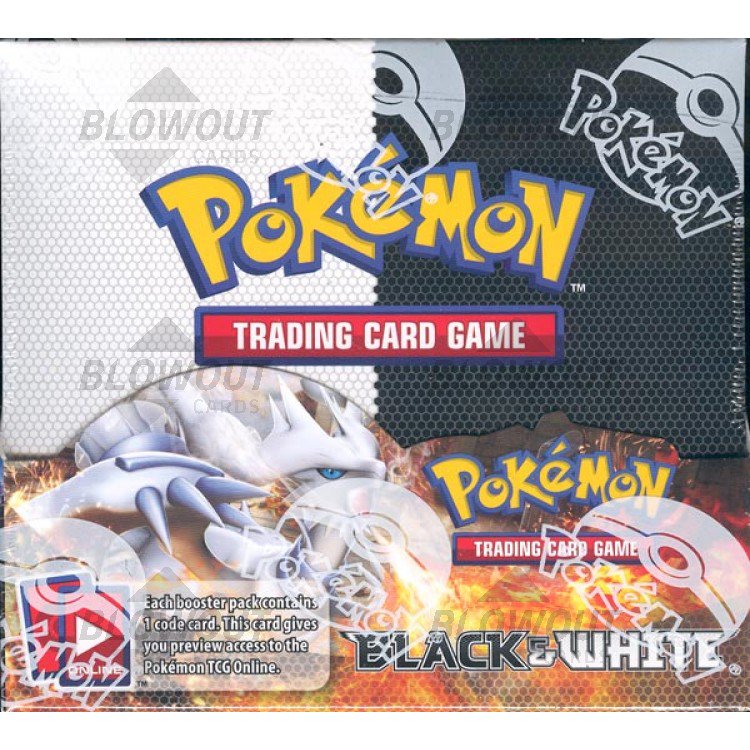 Pokemon black and clearance white booster