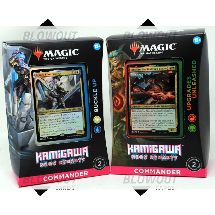 Magic The Gathering Kamigawa Neon Dynasty Commander Deck Box
